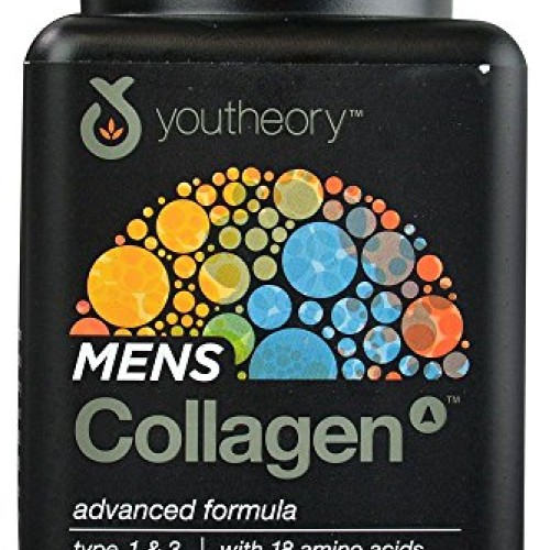 Youtheory Collagen - Mens - Advanced - 290 Tablets - Gluten Free -