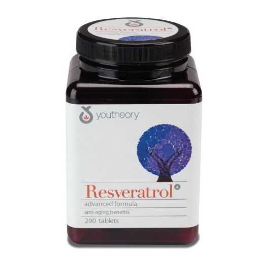 youtheory Resveratrol Advanced Anti-Aging Formula, 0.80 Pound M...