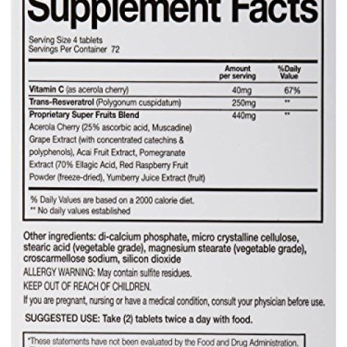 Youtheory Resveratrol Superfrts