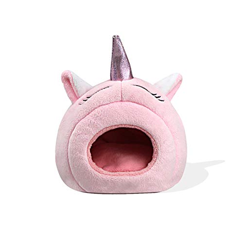 Yowein Guinea Pig Cave Bed,Pet Hamster Bed House with Removable P...