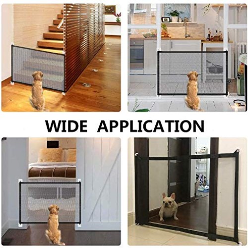 YUESUO Baby Gate, Pet Gate, Magic Dog Gate,43-30 inches - Retract...