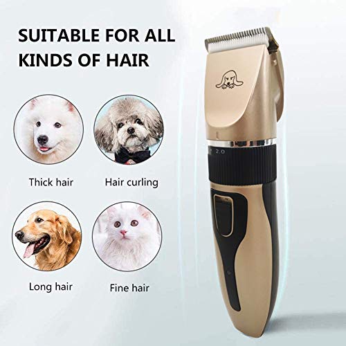 YUESUO Clippers for Grooming Low Noise Professional Rechargeable ...