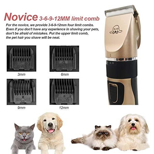 YUESUO Clippers for Grooming Low Noise Professional Rechargeable ...