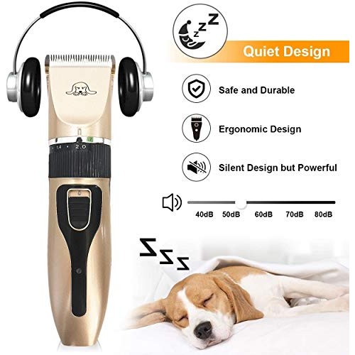 YUESUO Clippers for Grooming Low Noise Professional Rechargeable ...