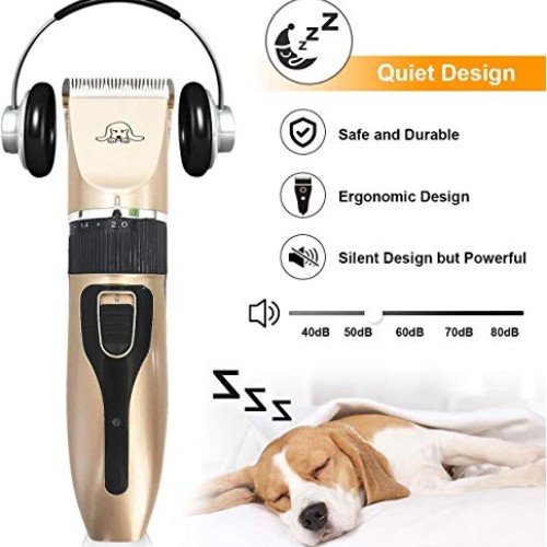 YUESUO Clippers for Grooming Low Noise Professional Rechargeable ...