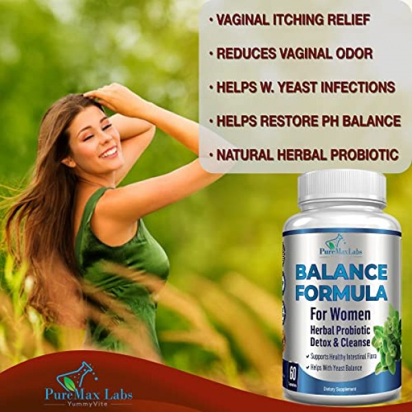 Balance Complex for Women - for Vaginal Health, Herbal Detox & Cl...