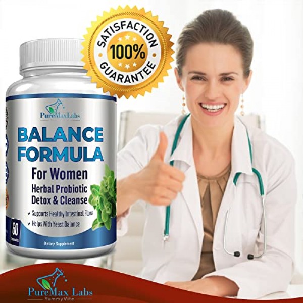 Balance Complex for Women - for Vaginal Health, Herbal Detox & Cl...
