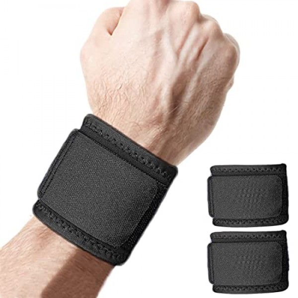 2 Pack Wrist Brace Adjustable Wrist Support Wrist Straps for Fitn...