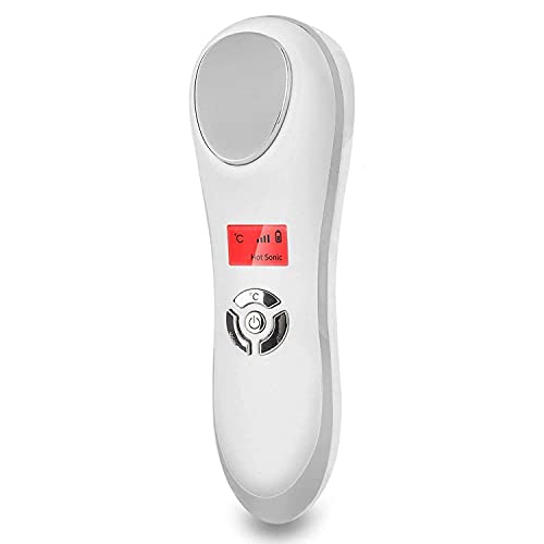 Hot and Cold Face Massager, YUSONG Sonic Cordless Handheld Facial...