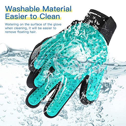 YWD Pet Grooming Glove Hair Remover Brush Hair Removal Gloves-Eff...