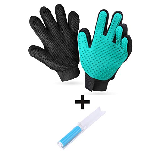 YWD Pet Grooming Glove Hair Remover Brush Hair Removal Gloves-Eff...