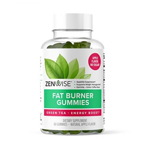 Zenwise Fat Burner Gummies - Appetite Suppressant for Weight Loss...