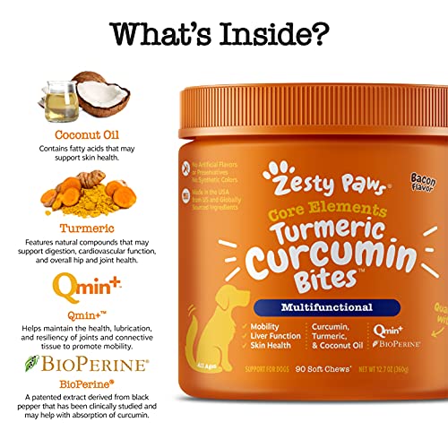 Turmeric Curcumin for Dogs - with 95% Curcuminoids for Hip & Join...