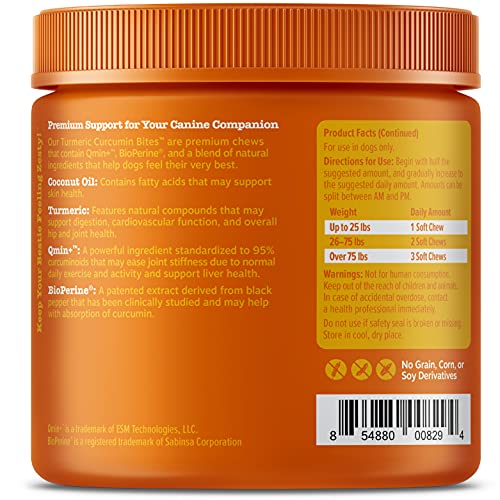 Turmeric Curcumin for Dogs - with 95% Curcuminoids for Hip & Join...