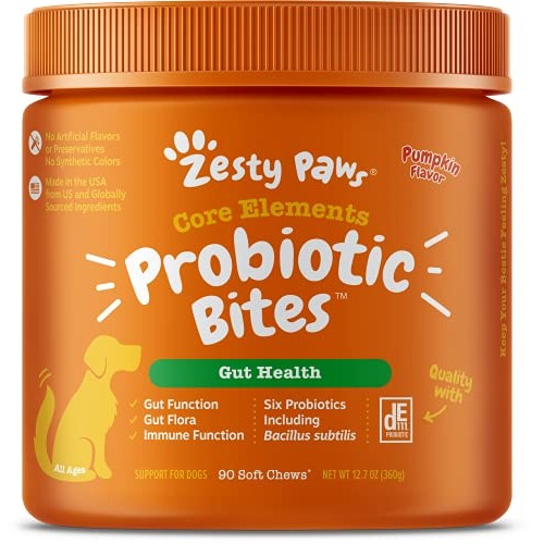 Zesty Paws Probiotic for Dogs - Probiotics for Gut Flora, Digesti...