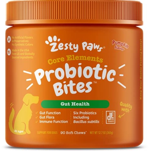 Zesty Paws Probiotic for Dogs - Probiotics for Gut Flora, Digesti...