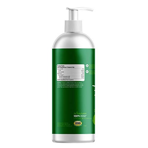 Zesty Paws Salmon Omega Oil + Hemp for Dogs & Cats - with Wild Al...