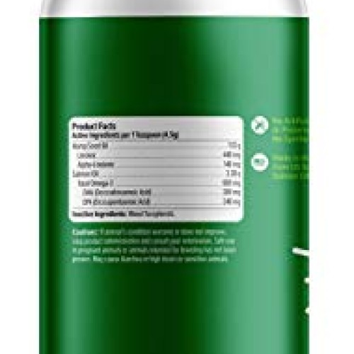 Zesty Paws Salmon Omega Oil + Hemp for Dogs & Cats - with Wild Al...