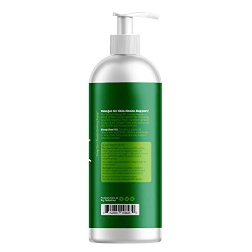 Zesty Paws Salmon Omega Oil + Hemp for Dogs & Cats - with Wild Al...