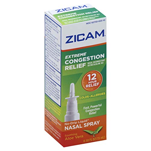 Zicam Extreme Congestion Relief No-Drip Liquid Nasal Spray with S...