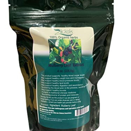 Mulberry Leaf Extract Powder 4 oz, Mulberry Supplement All Natura...
