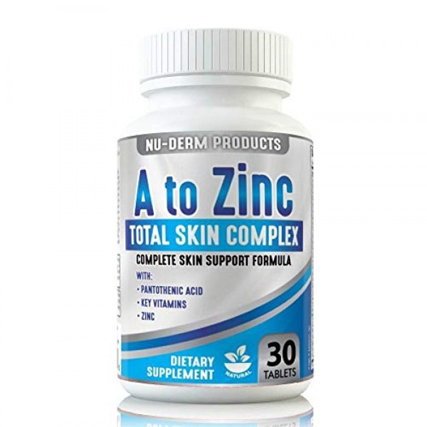 A To Zinc Acne Vitamins Best Acne Pills Blackhead Removal Supplem...