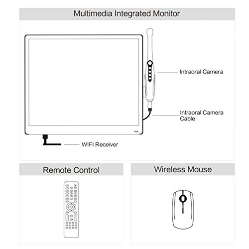 Zinnor Intraoral Camera WiFi 8 Million Pixels 17 Inches Ultrathin...
