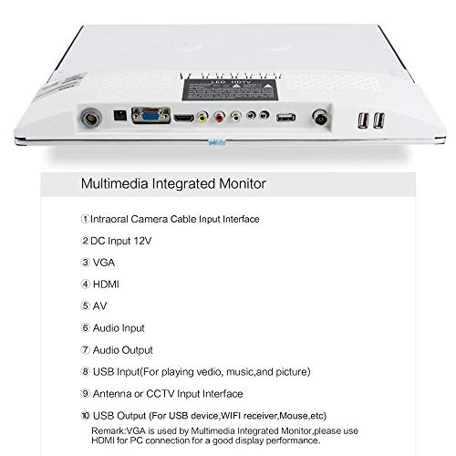 Zinnor Intraoral Camera WiFi 8 Million Pixels 17 Inches Ultrathin...