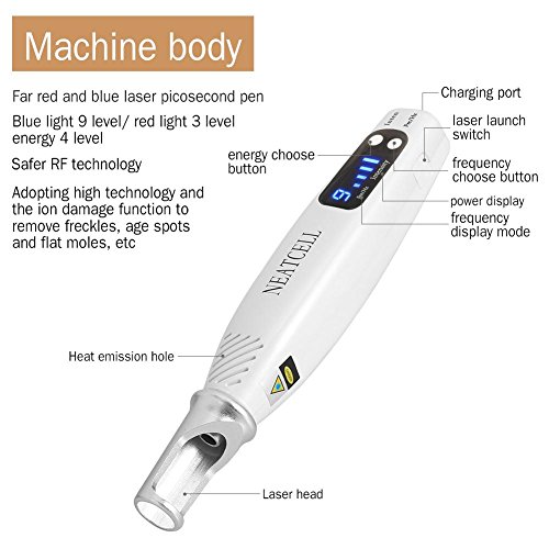 LED Picosecond Pen, Handheald Blu-ray Picosecond Pen Scar Tattoo ...