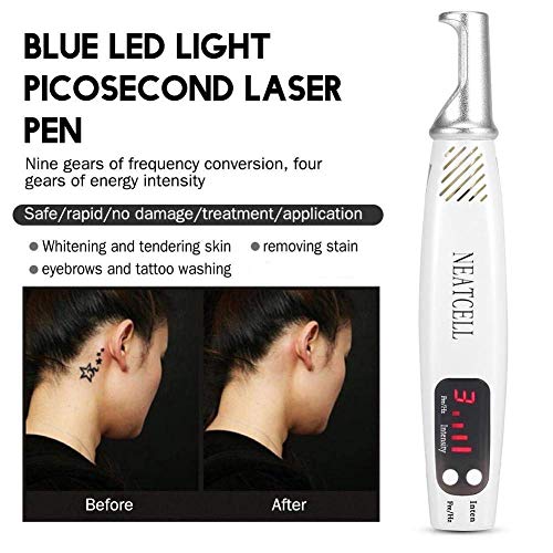 LED Picosecond Pen With Protector Eyeglass, 3 Gear Handheld Red-r...