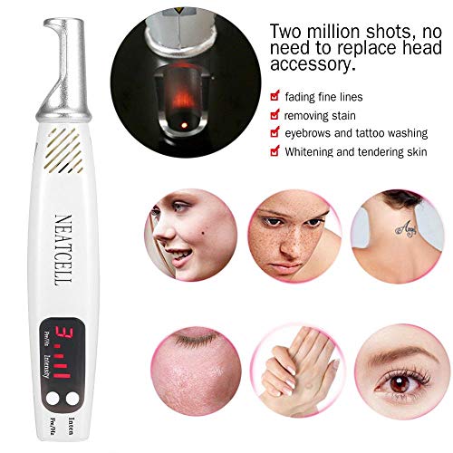 LED Picosecond Pen With Protector Eyeglass, 3 Gear Handheld Red-r...