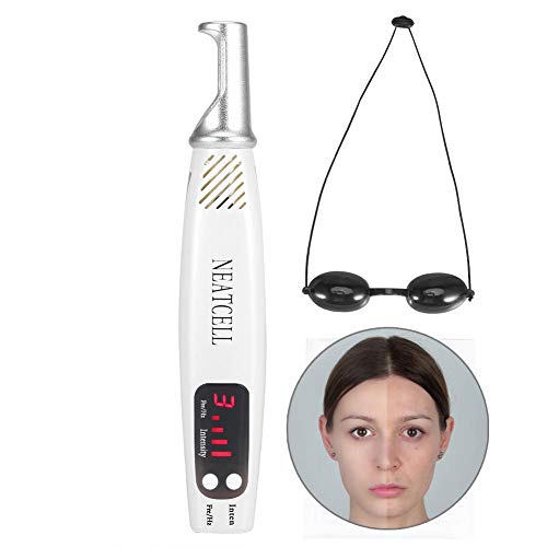 LED Picosecond Pen With Protector Eyeglass, 3 Gear Handheld Red-r...