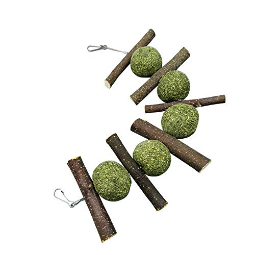 ZOESOE Bunny Chew Toys for Teeth, Bunny Food, Natural Organic App...