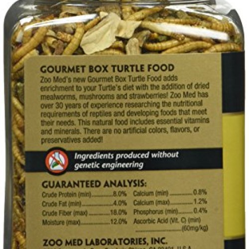 Gourmet Box Turtle Food Net Wt 8.25oz 254g