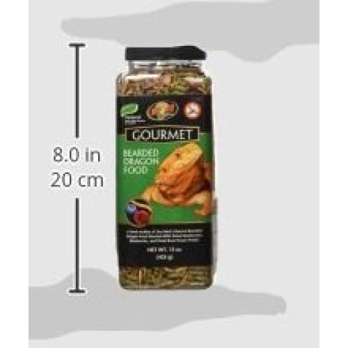 Zoo Med 2 Pack of Gourmet Bearded Dragon Food, 15 Ounces each