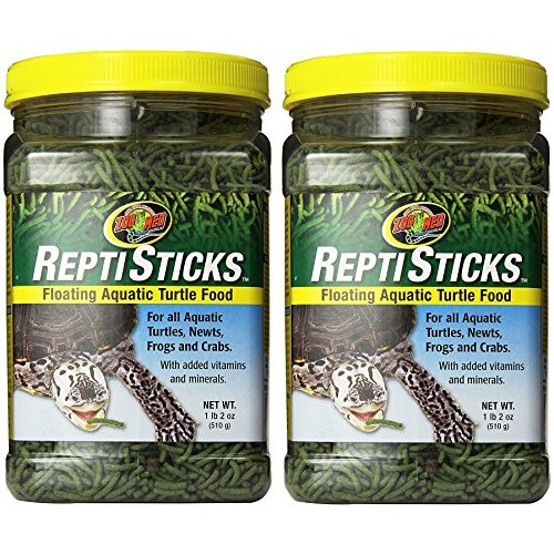Zoo Med 2 Pack ReptiSticks Floating Aquatic Turtle Food