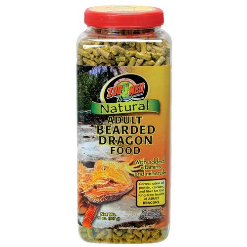 Zoo Med 20-Ounce Natural Bearded Dragon Food, Adult Formula
