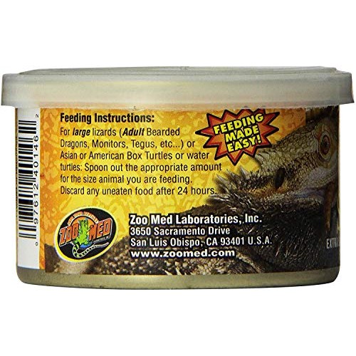 Zoo Med 3 Pack of Can O SuperWorms, 1.2 Ounces Per Can