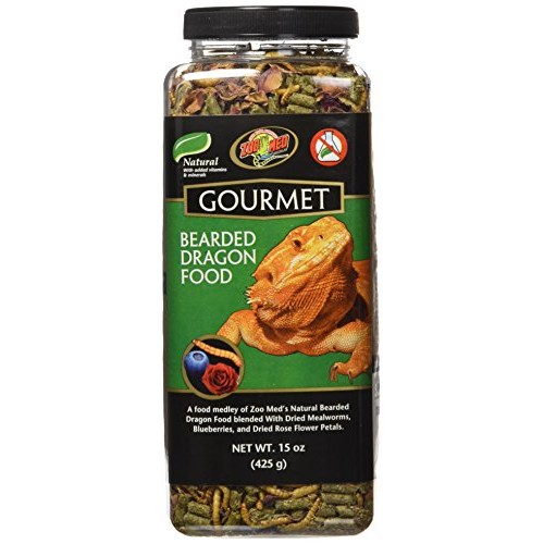 Zoo Med 5118 Gourmet Bearded Dragon Food, 15 oz