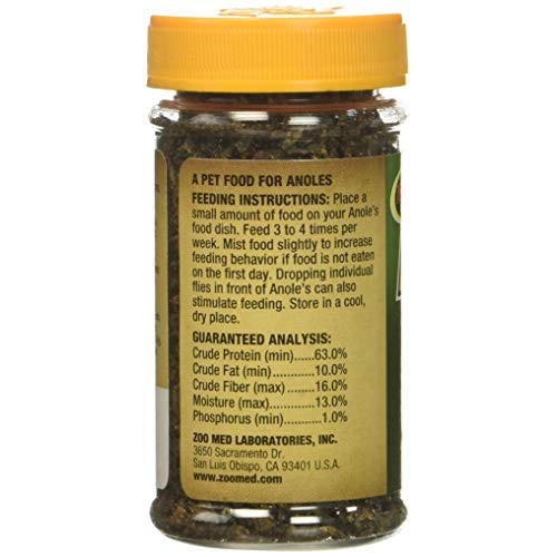 Zoo Med Anole Food For Small Lizards, 0.4 Ounce Bottle