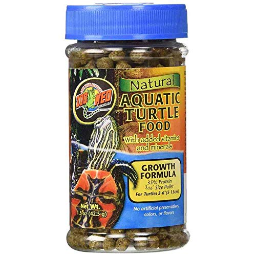 Zoo Med Aquatic Turtle Food Growth Formula Set of 2 Size: 1.85 Oz.