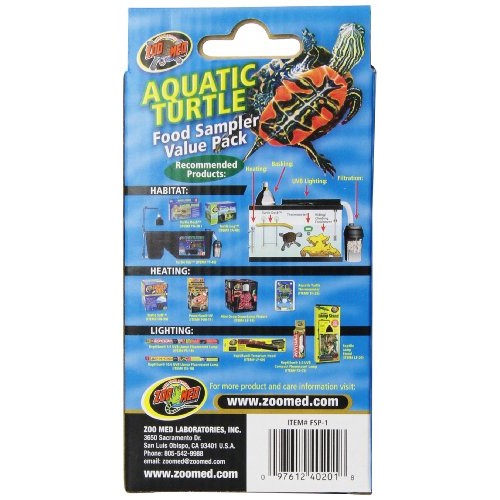 Zoo Med Aquatic Turtle Food Sampler Value Pack