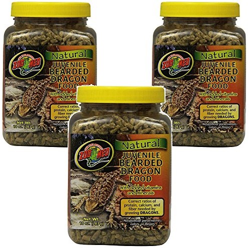 Zoo Med Bearded Dragon Food 10oz 3 Pack