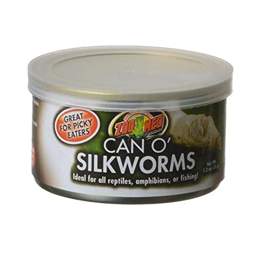 Zoo Med Can O Silkworms - 1.2 oz