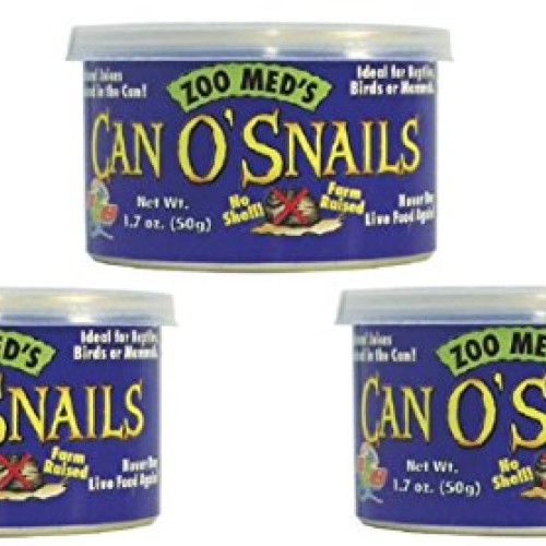 Zoo Med Can O Snails Turtle Food, 1.7-Ounce Pack of 3