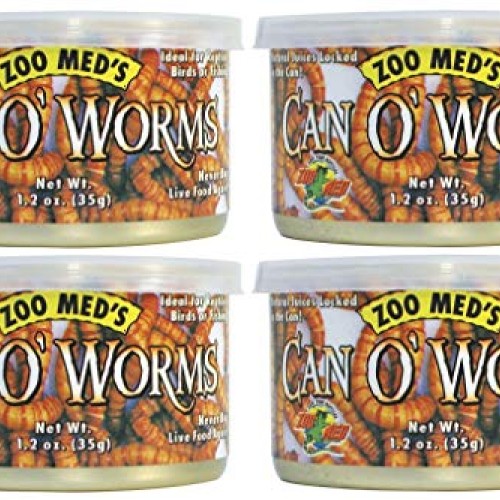 Zoo Med Can O Worms 1.2 oz - Pack of 4