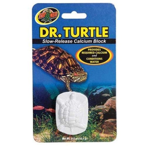 Zoo Med Dr. Turtle Slow Release Calcium Block Treats up to 15 Gal...