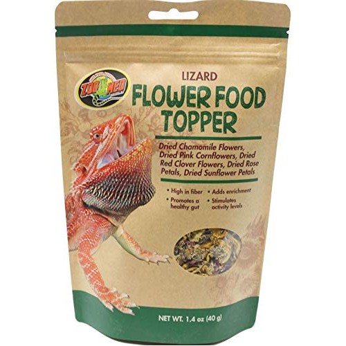 Zoo Med Flower Food Topper - Lizard - 1.4 oz, Assorted