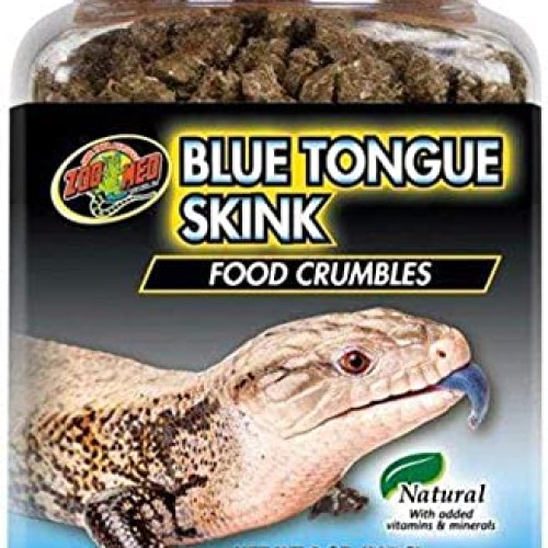 Zoo Med Food Crumbles for Blue Tongue Skink 8 oz 690949