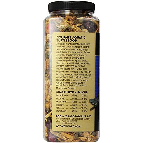 Zoo Med Gourmet Aquatic Turtle Food 12 oz - Pack of 2